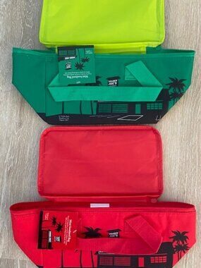 Trader Joes Mini Insulated Bags Set of 2 New With Tags Limited Edition